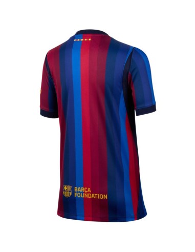 Nike FC Barcelona 202627 Stadium Home Kids' Jersey Burgundy Blue II1624 683
