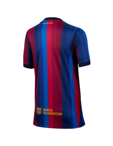 Nike FC Barcelona 202627 Stadium Home Kids' Jersey Burgundy Blue II1624 683