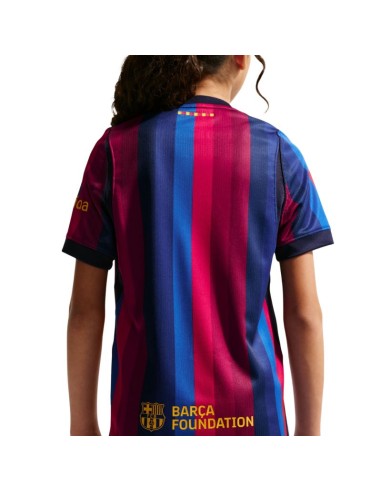 Nike FC Barcelona 202627 Stadium Home Kids' Jersey Burgundy Blue II1624 683