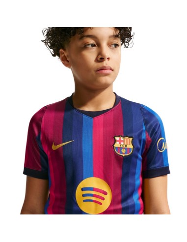 Nike FC Barcelona 202627 Stadium Home Kids' Jersey Burgundy Blue II1624 683