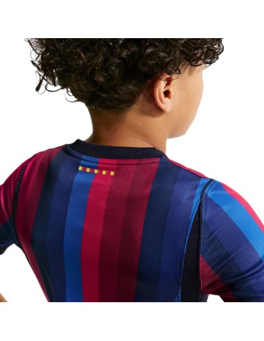 Nike FC Barcelona 202627 Stadium Home Kids' Jersey Burgundy Blue II1624 683