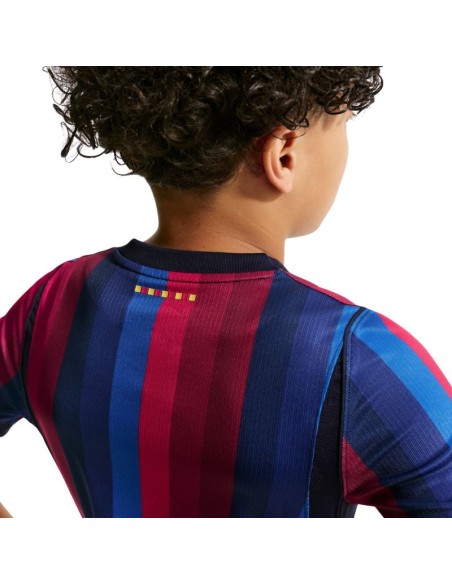 Nike FC Barcelona 202627 Stadium Home Kids' Jersey Burgundy Blue II1624 683