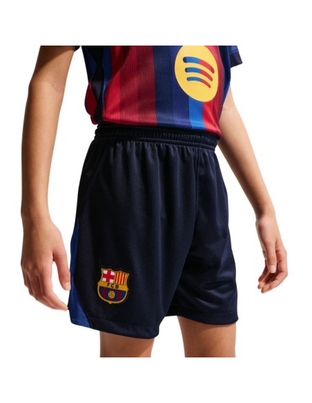 Nike FC Barcelona 202627 Stadium Home Kids' Shorts Navy Blue II1719 498