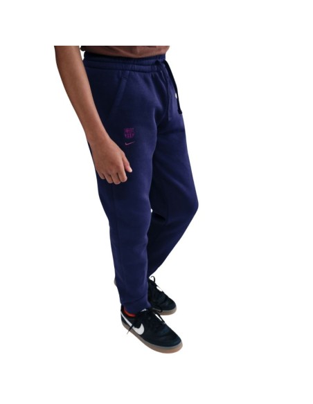 Nike FC Barcelona 2526 Tech Fleece Kids' Pants Navy Blue HM4108 594