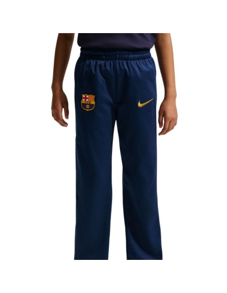Nike FC Barcelona Home tracksuit for kids navy blue and burgundy IO3566 682