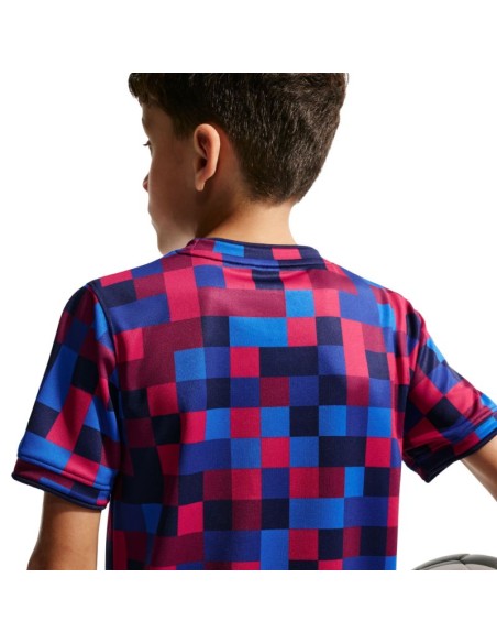 Nike FC Barcelona Kids' TShirt Burgundy and Blue II1752 621