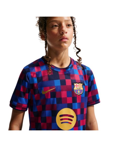 Nike FC Barcelona Kids' TShirt Burgundy and Blue II1752 621