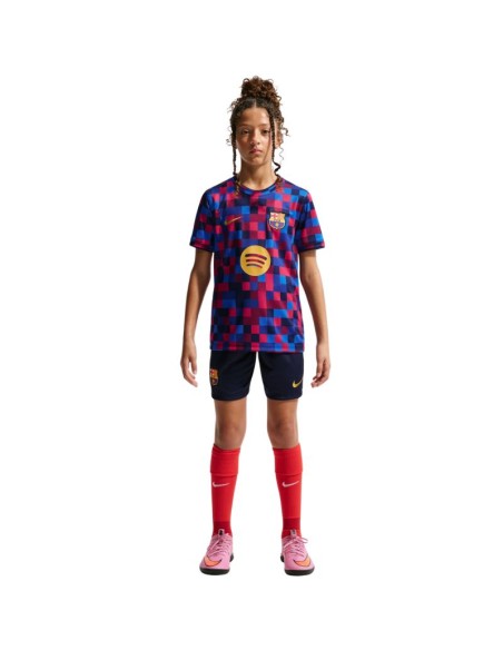 Nike FC Barcelona Kids' TShirt Burgundy and Blue II1752 621