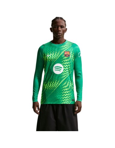 Nike FC Barcelona Stadium Goalkeeper202627 Men's Jersey Green II1997 324