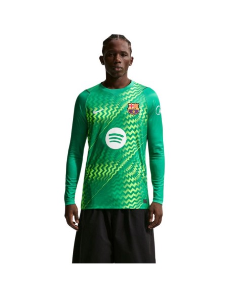Nike FC Barcelona Stadium Goalkeeper202627 Men's Jersey Green II1997 324