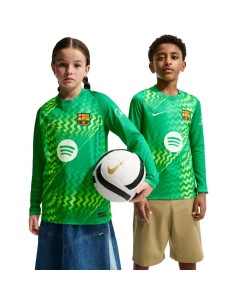 Nike FC Barcelona Stadium Goalkeeper 202627 Kids' Jersey Green II3610 324
