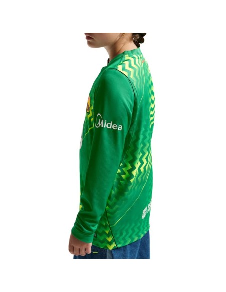 Nike FC Barcelona Stadium Goalkeeper 202627 Kids' Jersey Green II3610 324