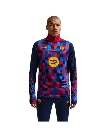 Nike FC Barcelona Strike Home Men's Jersey Blue and Red IQ1301 621