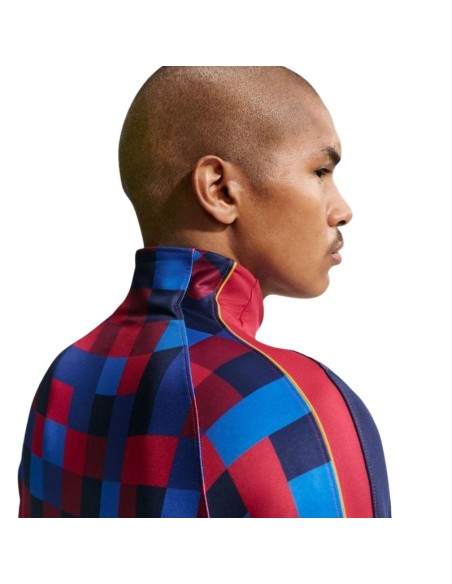 Nike FC Barcelona Strike Home Men's Jersey Blue and Red IQ1301 621