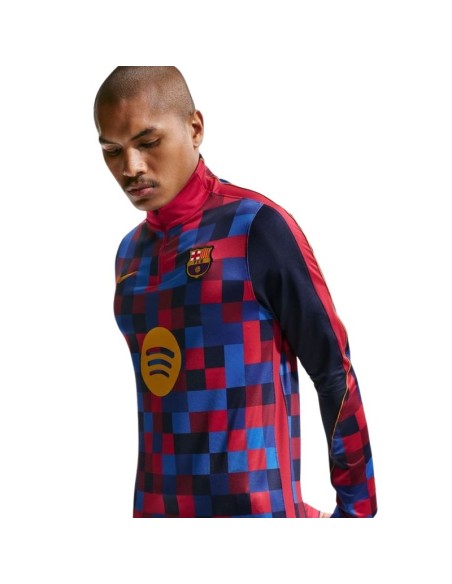Nike FC Barcelona Strike Home Men's Jersey Blue and Red IQ1301 621