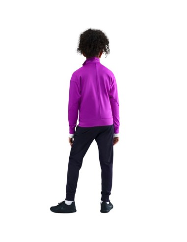 Nike FC Barcelona Strike Kids Tracksuit Purple and Black HJ8027 552