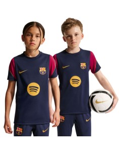 Nike FC Barcelona Strike Kids TShirt Navy Blue and Burgundy II3237 401