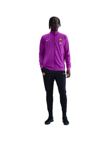 Nike FC Barcelona Strike Men's Tracksuit Purple and Navy Blue HJ6974 552