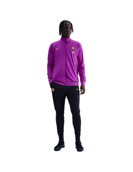 Nike FC Barcelona Strike Men's Tracksuit Purple and Navy Blue HJ6974 552