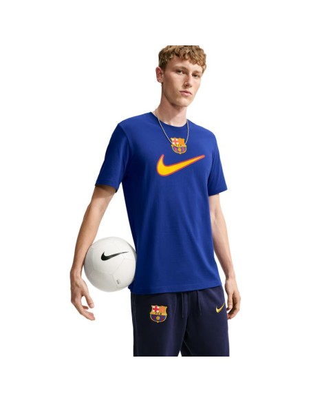 Nike FC Barcelona Swoosh Men's TShirt Blue IQ5042 455
