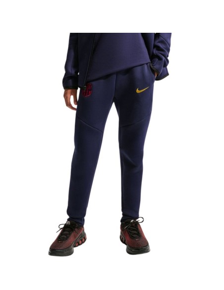 Nike FC Barcelona Tech Fleece Kids' Pants Navy Blue II3728 498