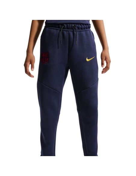 Nike FC Barcelona Tech Fleece Kids' Pants Navy Blue II3728 498