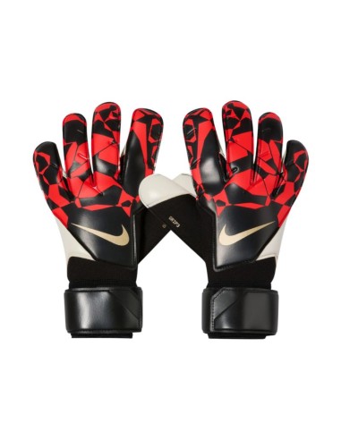 Nike Grip3 Goalkeeper Gloves Black Red and White HQ0256 010