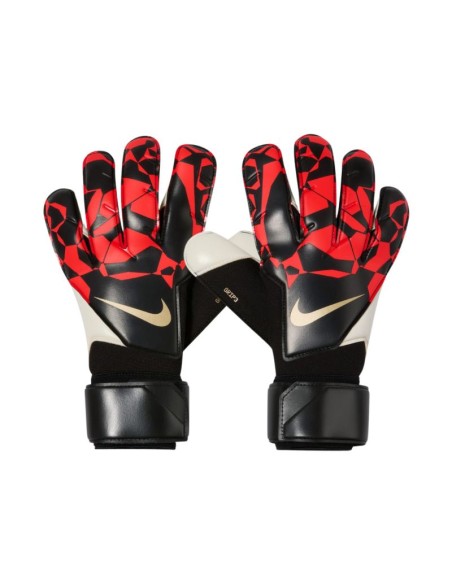 Nike Grip3 Goalkeeper Gloves Black Red and White HQ0256 010