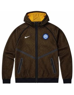 Nike Inter Milan Men's Jacket Black and Yellow IO4220 010