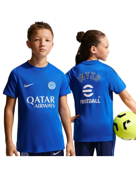 Nike Inter Milan Strike Kids TShirt Blue IR0095 439