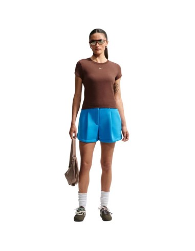 Nike Sportswear Chill Knit Women's TShirt Light Brown FV5508 259