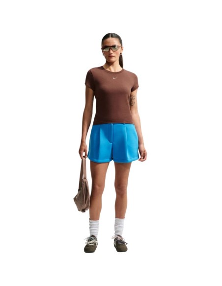 Nike Sportswear Chill Knit Women's TShirt Light Brown FV5508 259
