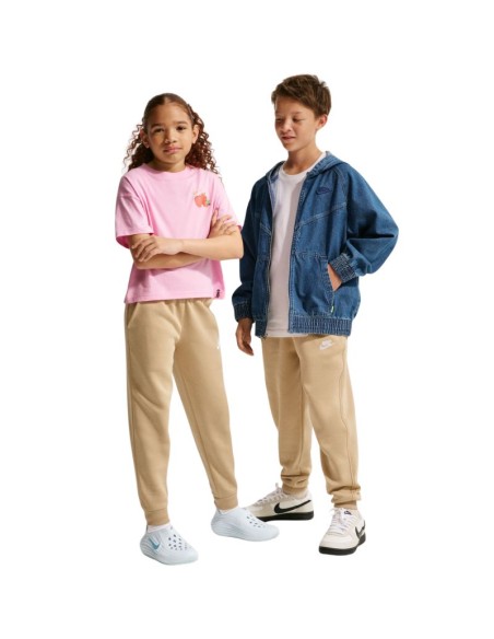 Nike Sportswear Club Fleece Beige Kids' Pants FD3008 286