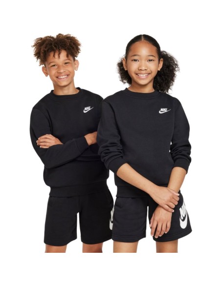 Nike Sportswear Club Fleece Kids' Sweatshirt Black FD3006 010