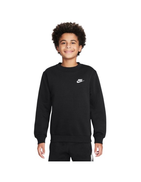 Nike Sportswear Club Fleece Kids' Sweatshirt Black FD3006 010