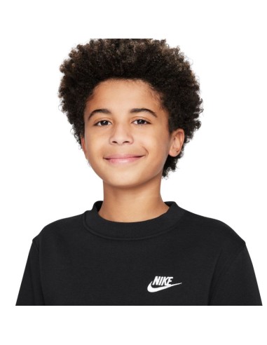 Nike Sportswear Club Fleece Kids' Sweatshirt Black FD3006 010
