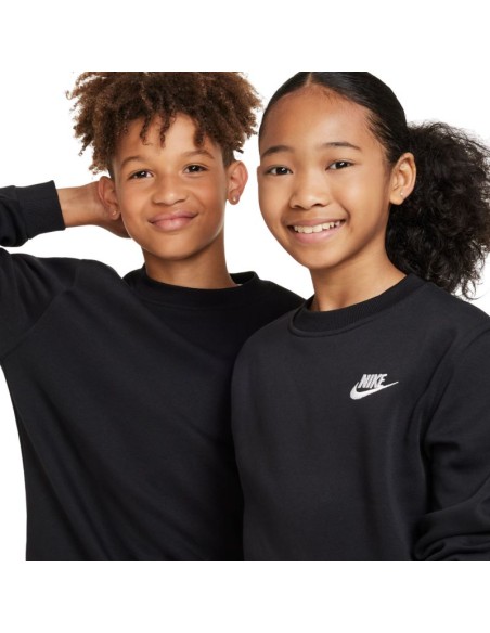 Nike Sportswear Club Fleece Kids' Sweatshirt Black FD3006 010
