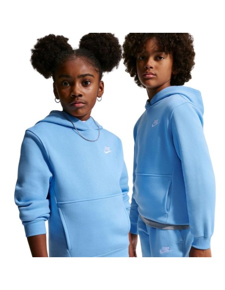 Nike Sportswear Club Fleece Kids' Sweatshirt Light Blue FD3000 497