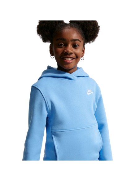 Nike Sportswear Club Fleece Kids' Sweatshirt Light Blue FD3000 497