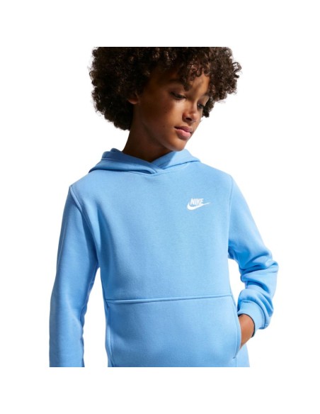 Nike Sportswear Club Fleece Kids' Sweatshirt Light Blue FD3000 497
