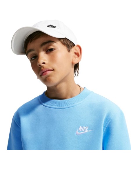 Nike Sportswear Club Fleece Kids' Sweatshirt Light Blue FD3006 497