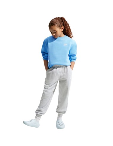Nike Sportswear Club Fleece Kids' Sweatshirt Light Blue FD3006 497