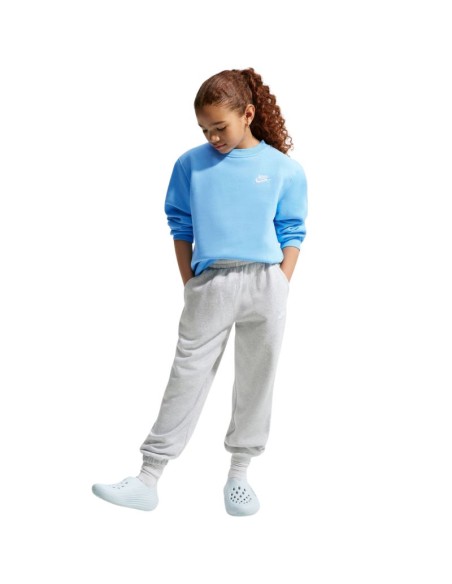 Nike Sportswear Club Fleece Kids' Sweatshirt Light Blue FD3006 497
