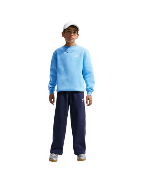 Nike Sportswear Club Fleece Kids' Sweatshirt Light Blue FD3006 497