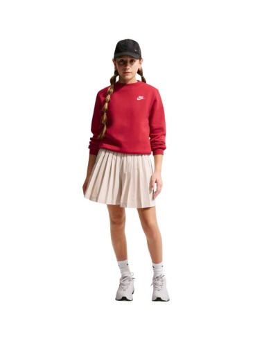 Nike Sportswear Club Fleece Kids' Sweatshirt Red FD3006 608