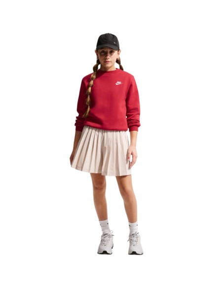 Nike Sportswear Club Fleece Kids' Sweatshirt Red FD3006 608