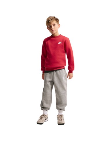 Nike Sportswear Club Fleece Kids' Sweatshirt Red FD3006 608