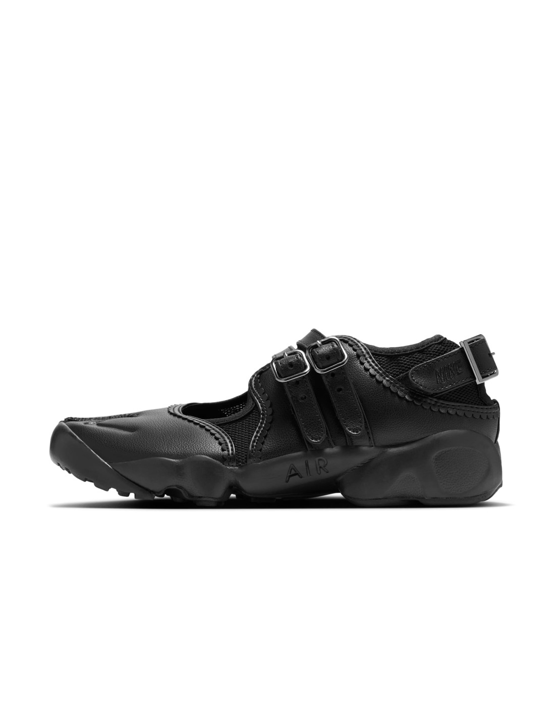 Nike Air Rift Triple Black Buckle Strap Women's IB8881001 MBS