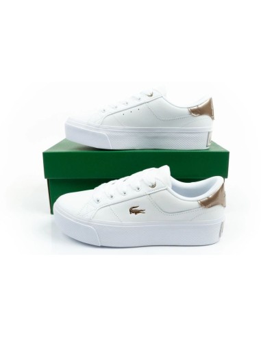 Lacoste women's sports shoes Ziane Platform 126 sneakers white fashionable