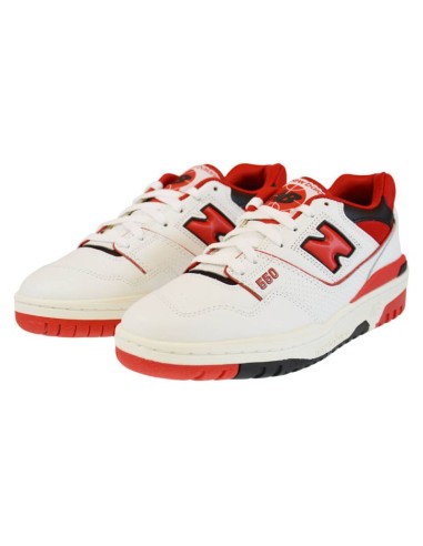 Lifestyle Shoes New Balance 550 White Red Sneakers BB550SE1